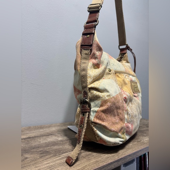 Vintage Y2K Fossil Patchwork Shoulder Bag - Picture 5 of 10